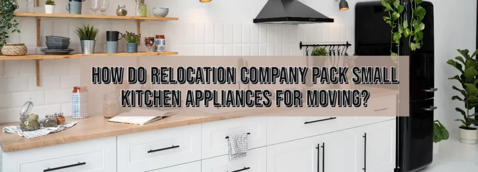 How Do Relocation Company Pack Small Kitchen Appliances For Moving