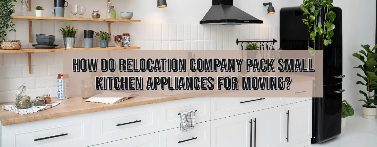 How Do Relocation Company Pack Small Kitchen Appliances For Moving