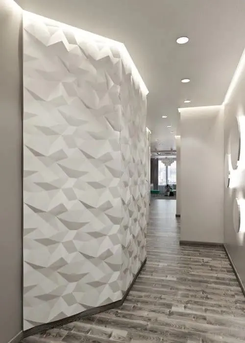 PVC Wall Style With Contours And Perforations