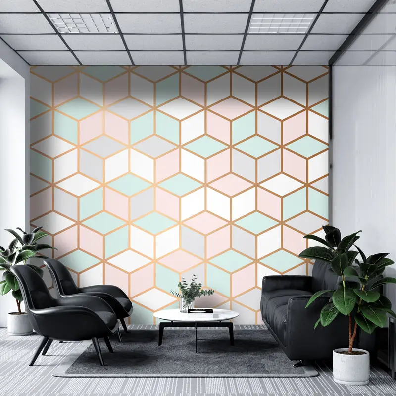 Patterns For Living Room PVC Wall Panels Using Geometry