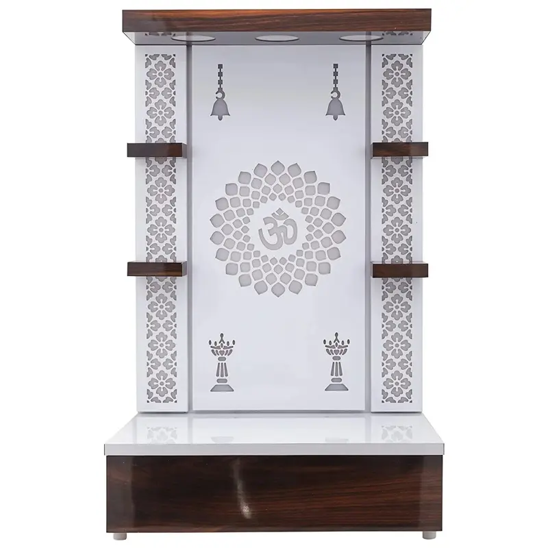 Simple Wooden Worship Mandir Designs