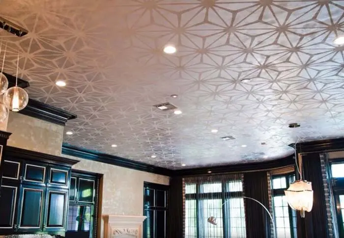 Stenciled-Ceiling Design