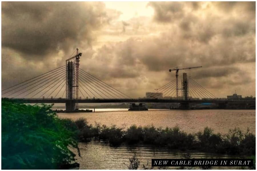 New Cable Bridge in Surat