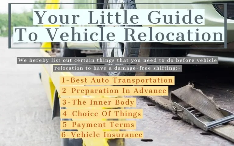 Your Little Guide To Vehicle Relocation