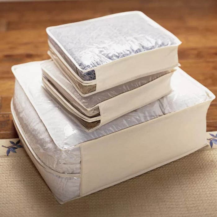 natural Linens storage bag