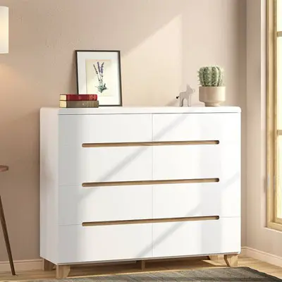 Drawers in a dresser