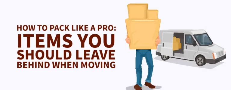 Items You Should Leave Behind When Moving