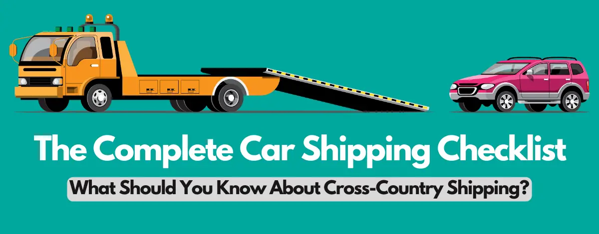 Car Shipping Checklist
